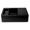 Alfi Brand Black 33 inch Granite Composite Single Bowl Drop In Farm Sink with Accessories AB33FARM-BLA - alternate 4